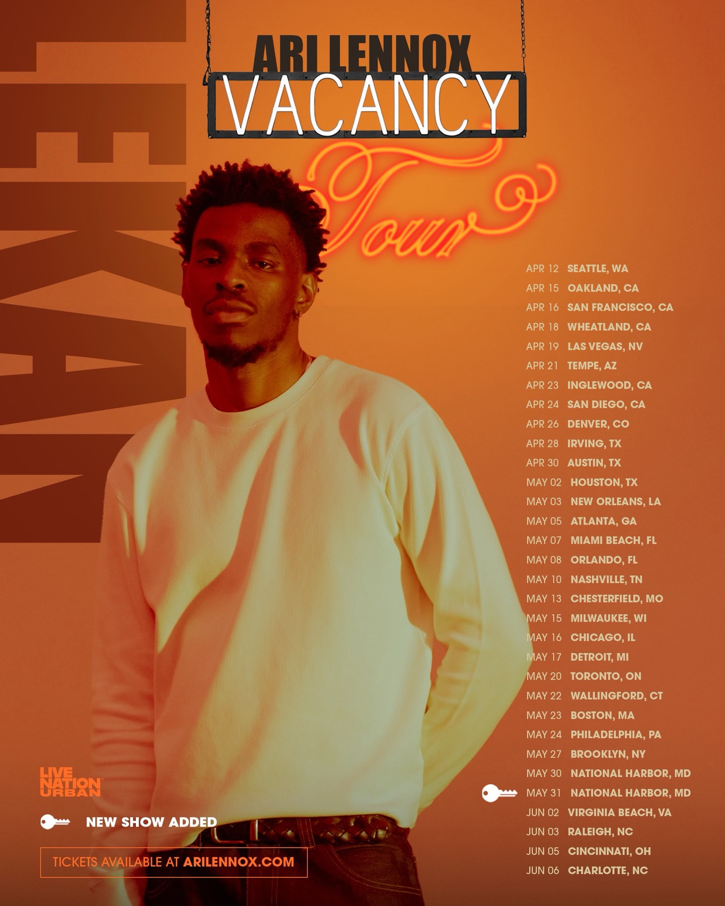 Lekan Vacancy Tour Poster 2026